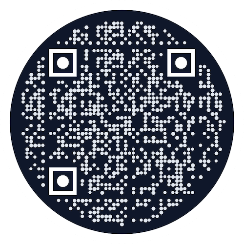 Example branded QR code generated with GigaQR for campaign landing pages
